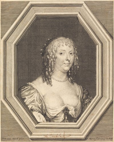 Anne Sophie Herbert, comtesse de Carnarvon - Jean Morin after Sir Anthony van Dyck