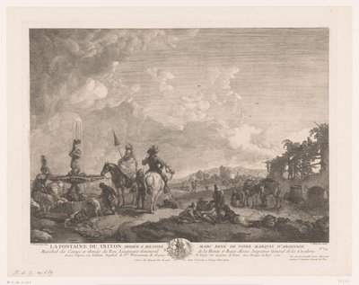 Paysage avec des figures près d