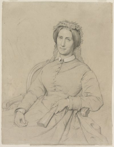 Madame Hippolyte Flandrin Aimée Ancelot, 1869 - Jean Paul Flandrin