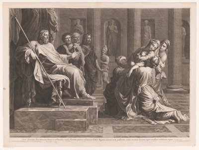 Esther devant Assuérus - Jean Pesne