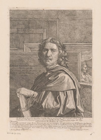Portret van Nicolas Poussin - Jean Pesne