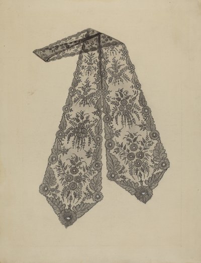 Cravate en dentelle - Jean Peszel