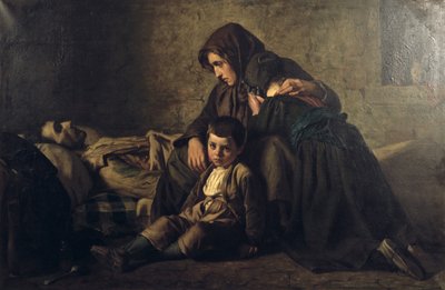 Peinture, titre inconnu, milieu du 19e siècle - Jean Pierre Alexandre Antigna