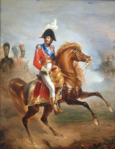 Joachim Murat / Portrait équestre / J.P. Franque - Jean Pierre Franque