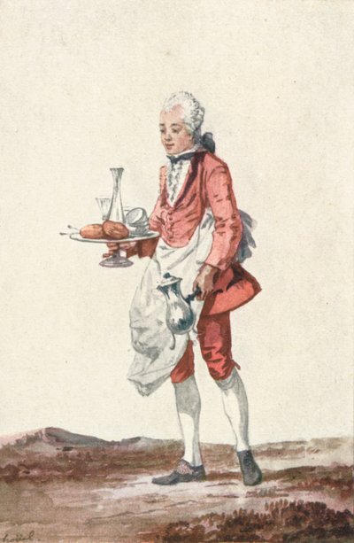 La Bouquetiere Garçon Cafetière, 18e siècle, 1903 - Jean Pierre Houel