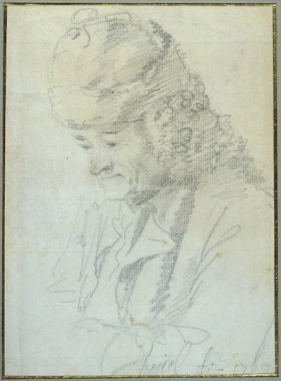 Voltaire (1694-1778) en vieillesse, 1769 - Jean Pierre Houel