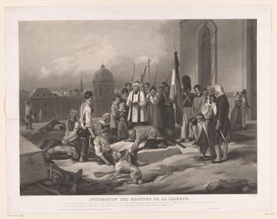 Enterrement des victimes de la Révolution de Juillet - Jean Pierre Marie Jazet