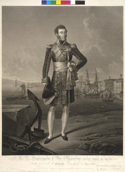 Dauphin de France Louis Anton - Jean Pierre Marie Jazet