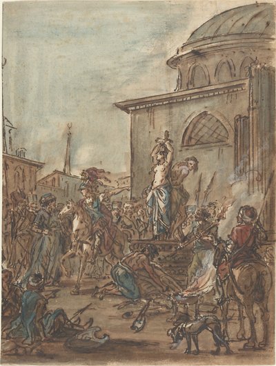 Olindo et Sophronia sauvés par Clorinda - Jean Pierre Norblin