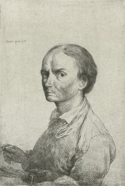 Autoportrait de Jean Pierre Norblin de la Gourdaine - Jean Pierre Norblin de La Gourdaine