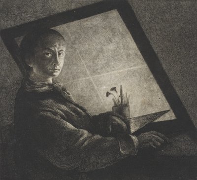 Autoportrait, vers 1778 - Jean Pierre Norblin de La Gourdaine