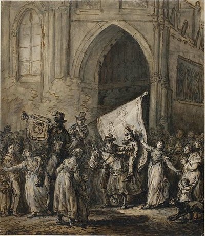 Scène de la Révolution - Jean Pierre Norblin de La Gourdaine