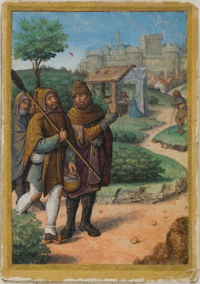 Bergers en route vers la Nativité d