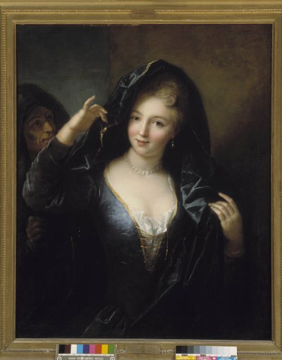 Jeune fille au collier de perles - Jean Raoux