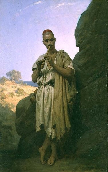 Un musicien arabe - Jean Raymond Hippolyte Lazerges
