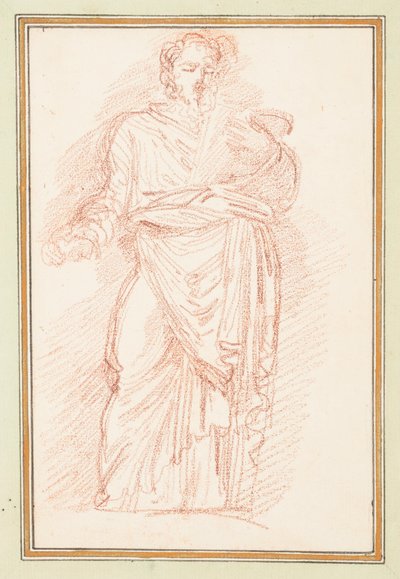 Figure en robe avec ceinture autour de la taille - Jean Robert Ango