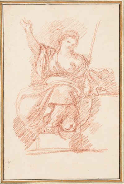 Figure allégorique assise - Jean Robert Ango
