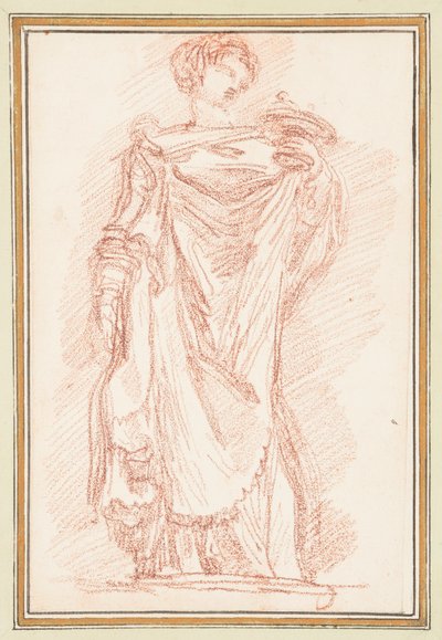Figure masculine debout en chiton - Jean Robert Ango