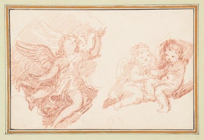 Trois putti - Jean Robert Ango