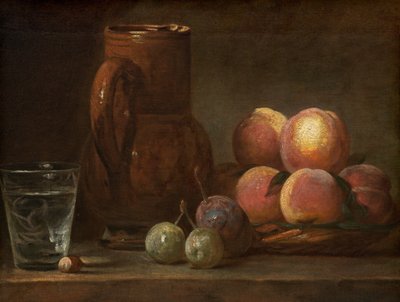 Fruit, pichet et un verre - Jean Baptiste Simeon Chardin