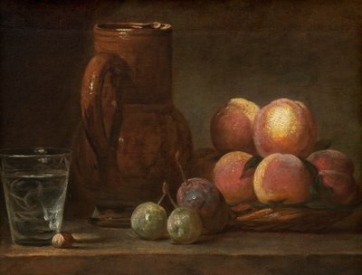 Fruits, pichet et verre - Jean Baptiste Simeon Chardin