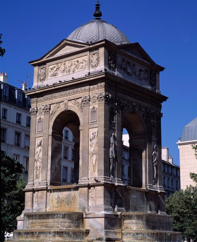 Architecture : vue de la fontaine des Innocents - Jean and Lescot Pierre Goujon
