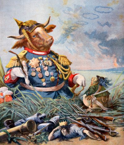 La Grenouille et le Bœuf, 1893 - Jean de la Fontaine