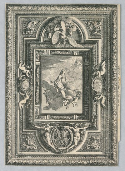 Plafond, de "Desseins de Plaphons" - Jean le Pautre