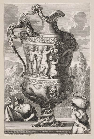 Urne décorative, 1600s - Jean le Pautre