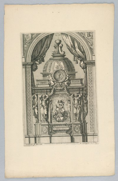 Conception pour un tabernacle, de "Tabernacles" - Jean le Pautre