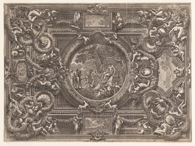 Projet pour un plafond. Avec suggestions alternatives. - Jean le Pautre