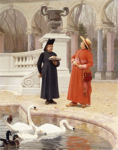 Une assiette de gâteaux - Jean or Jehan Georges Vibert