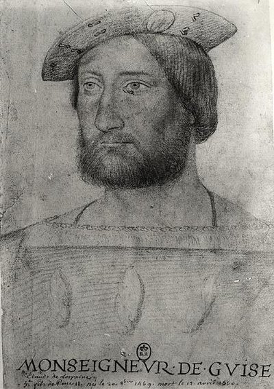 Portrait de Claude de Lorraine (1496-1550) 1er duc de Guise - Jean school of Clouet
