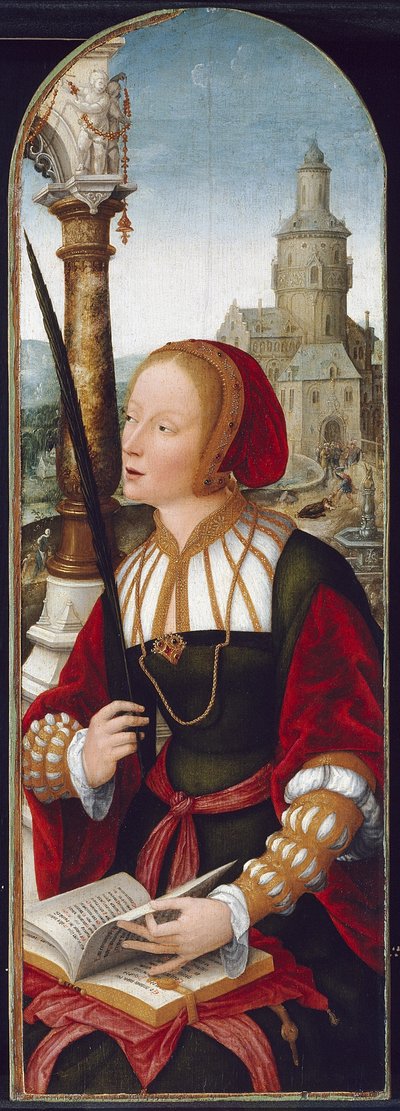 Sainte Barbe, vers 1520 - Jean the Elder Bellegambe
