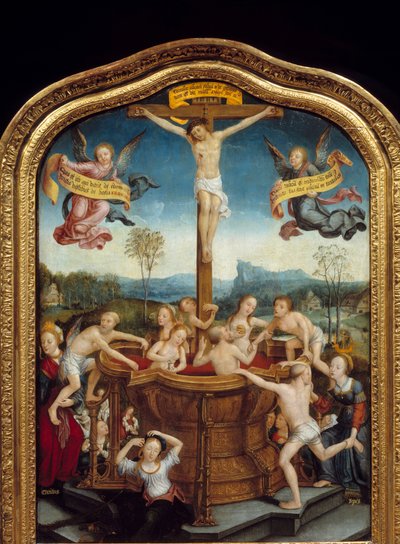 Le bain mystique - Jean the Elder Bellegambe