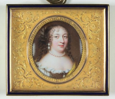 Une dame appelée Madame de Louvois - Jean the Elder Petitot