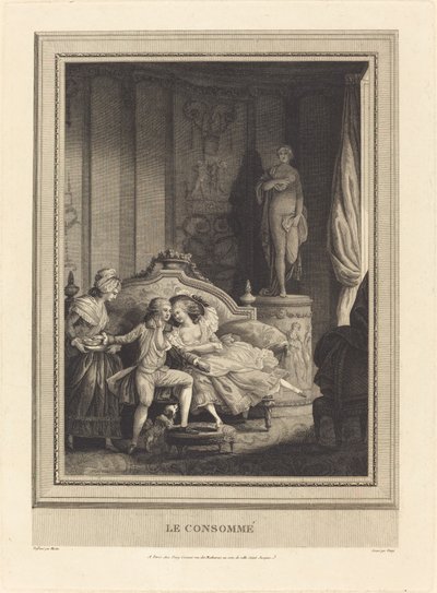 Le consommé - Jeanne Deny or Martial Deny after Niclas Lafrensen II