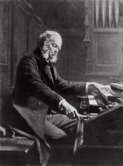 César Franck à la console de l