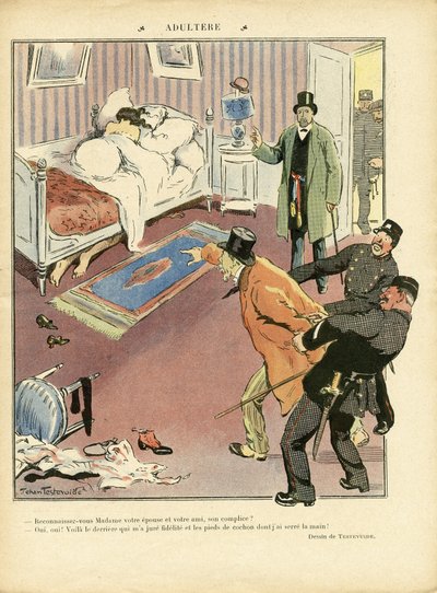 Illustration de Jehan Testevuide dans Le Lire - Jehan Testevuide
