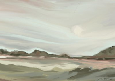 Paysage abstrait serein - Jenna Alheit