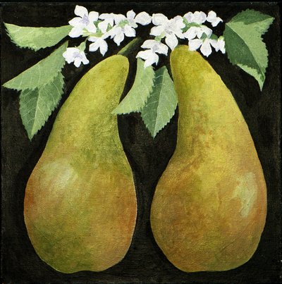 Poires, 2013 (acrylique sur toile) - Jennifer Abbott