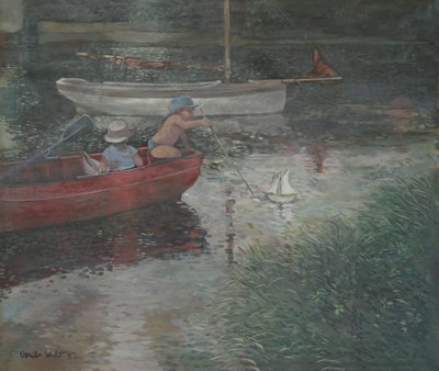 Enfants naviguant un yacht - Jennifer Wright