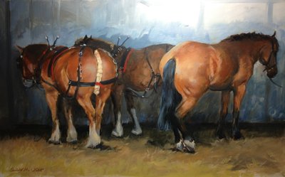 Chevaux lourds - Chertsey Show, 2012 - Jennifer Wright
