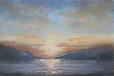 Aube à Salcombe - Jennifer Wright