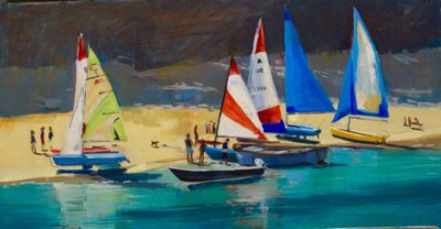 Salcombe Smalls Cove Dinghies - Jennifer Wright