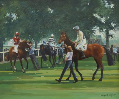 Le paddock, courses de Windsor - Jennifer Wright