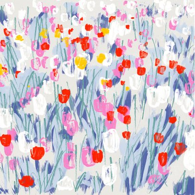 Champ de tulipes - Jenny Frean
