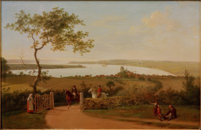 Vue sur le Petit Belt depuis une colline près de Middelfart - Jens Juel