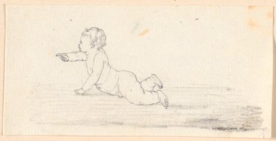 Un garçon rampant, nu - Jens Juel