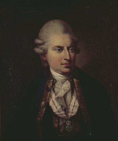 Portrait du comte Johann Friedrich Struensee (1737-1772) - Jens Juel